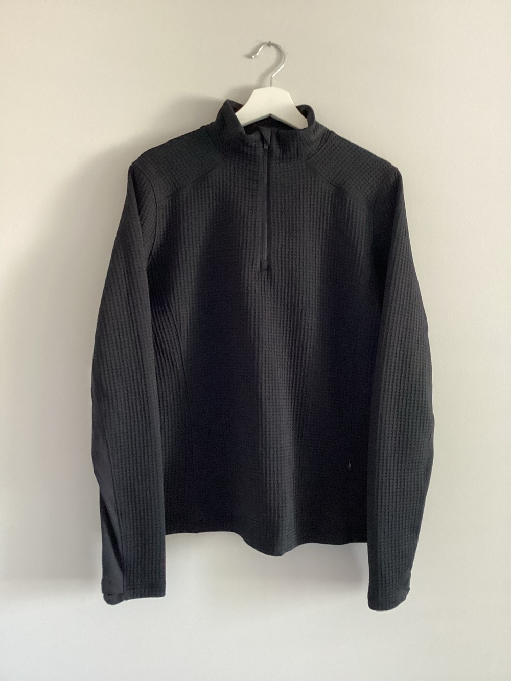 Lululemon Waffle-Knit Half-Zip Jacket, Size 12 - Picture 2 of 11